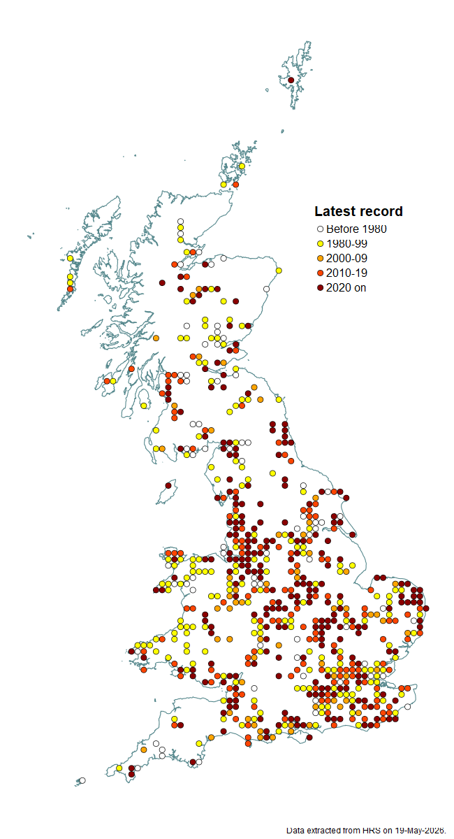 Distribution map for Anasimyia lineata
