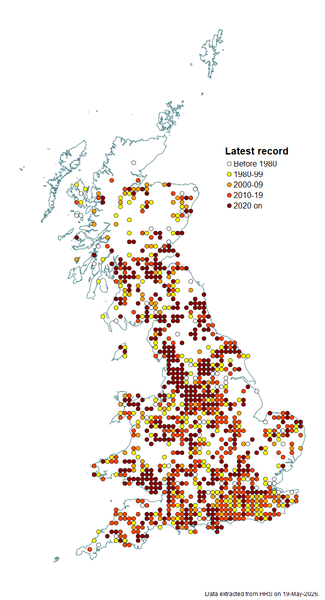 Distribution map for Leucozona laternaria