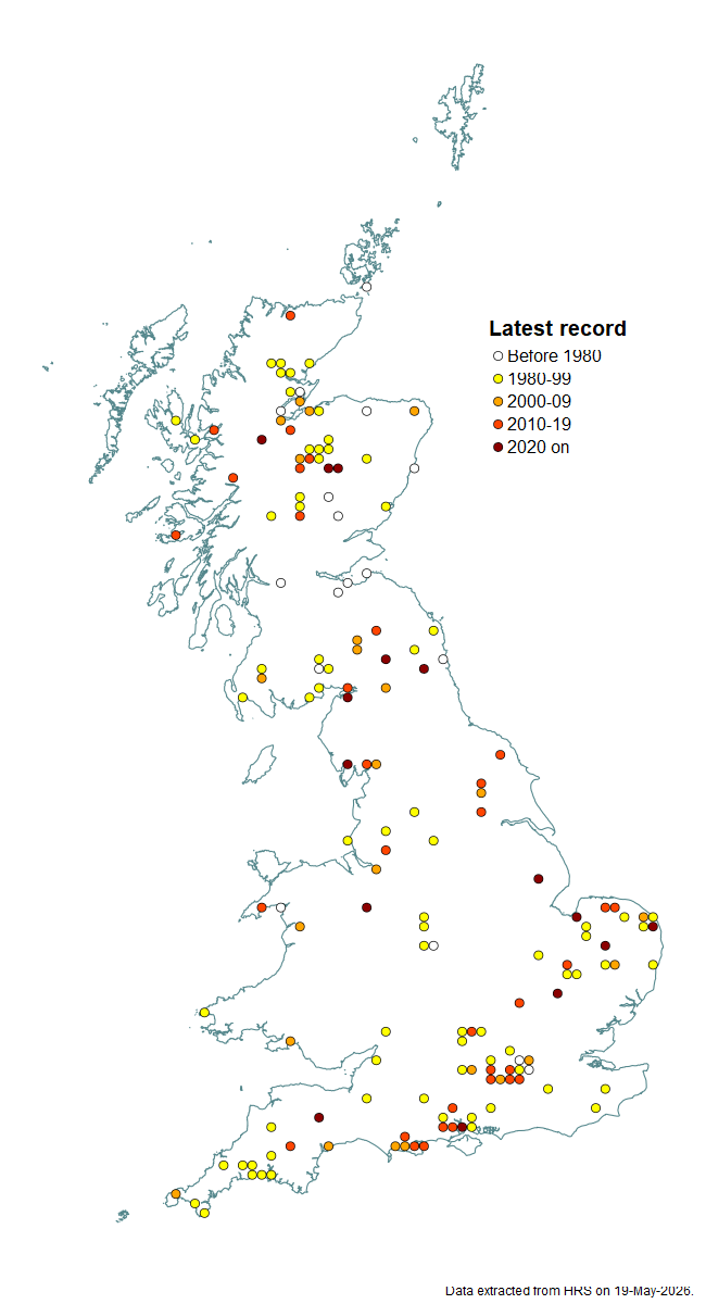 Distribution map for Orthonevra geniculata