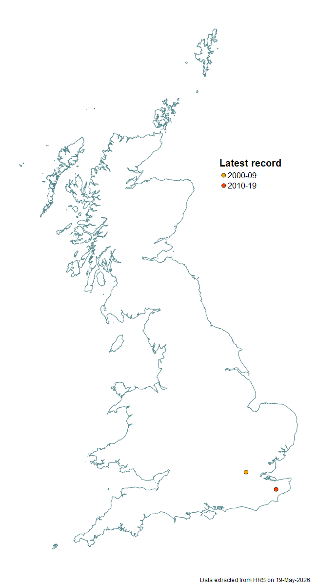 Distribution map for Trichopsomyia lucida