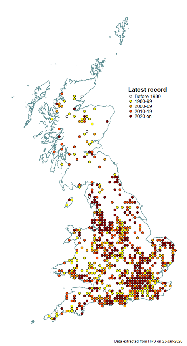 Distribution map for Chalcosyrphus nemorum