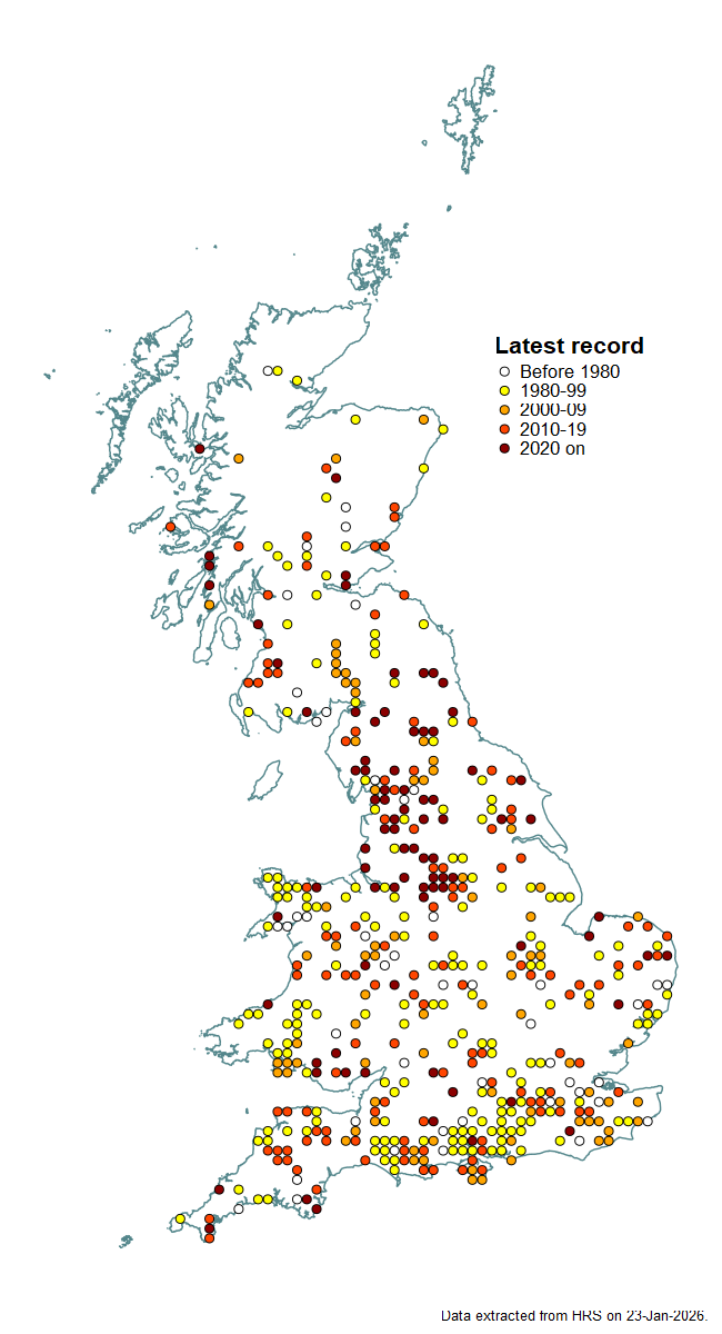 Distribution map for Cheilosia albipila