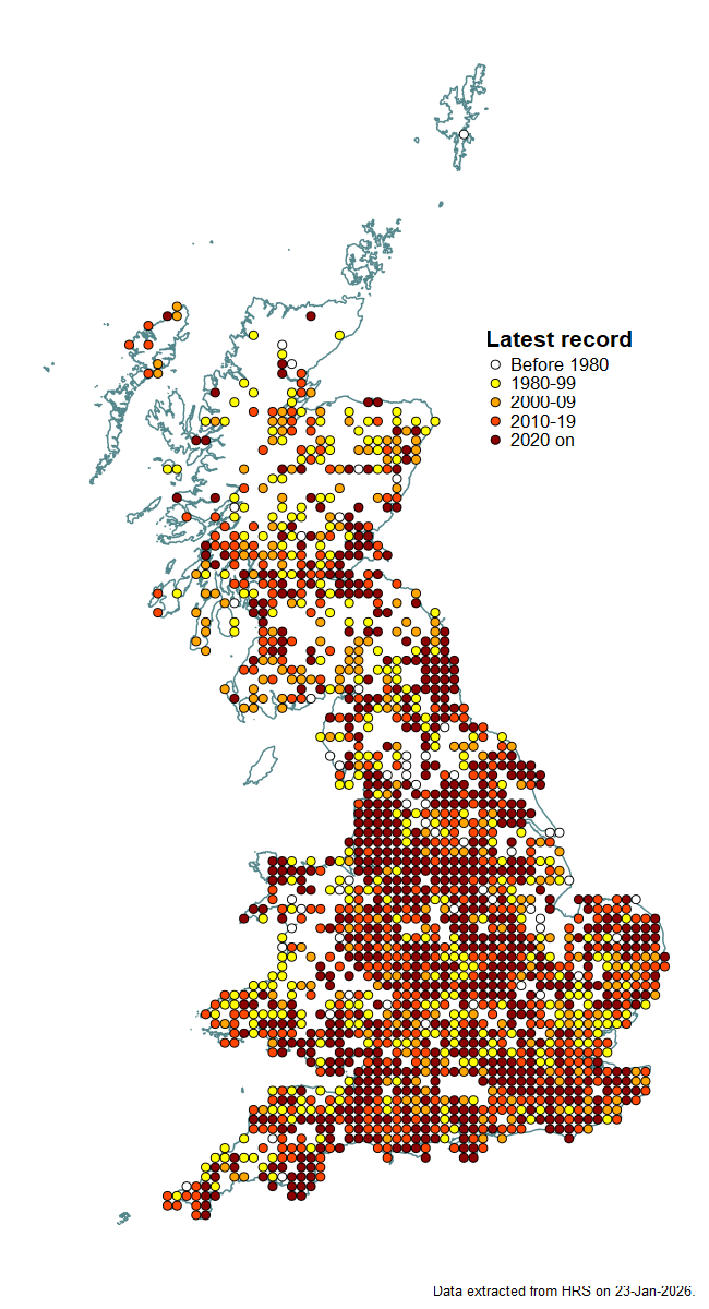 Distribution map for Cheilosia albitarsis
