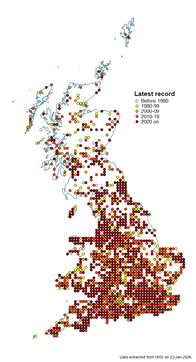 Distribution map for Eupeodes latifasciatus
