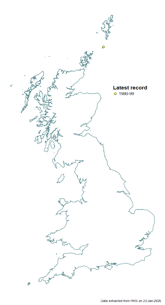 Distribution map for Helophilus affinis