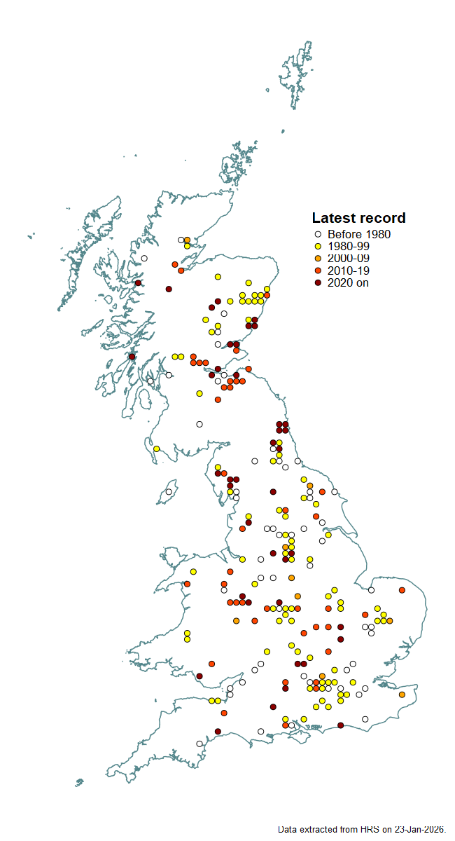 Distribution map for Melangyna quadrimaculata