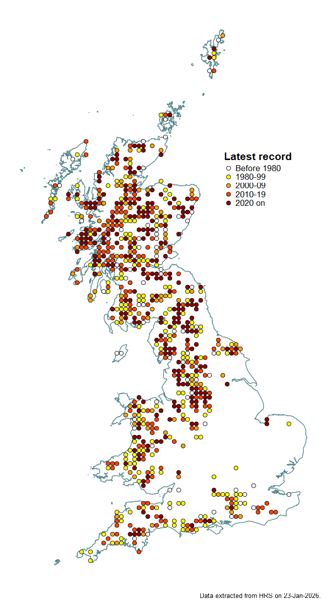 Distribution map for Sericomyia lappona